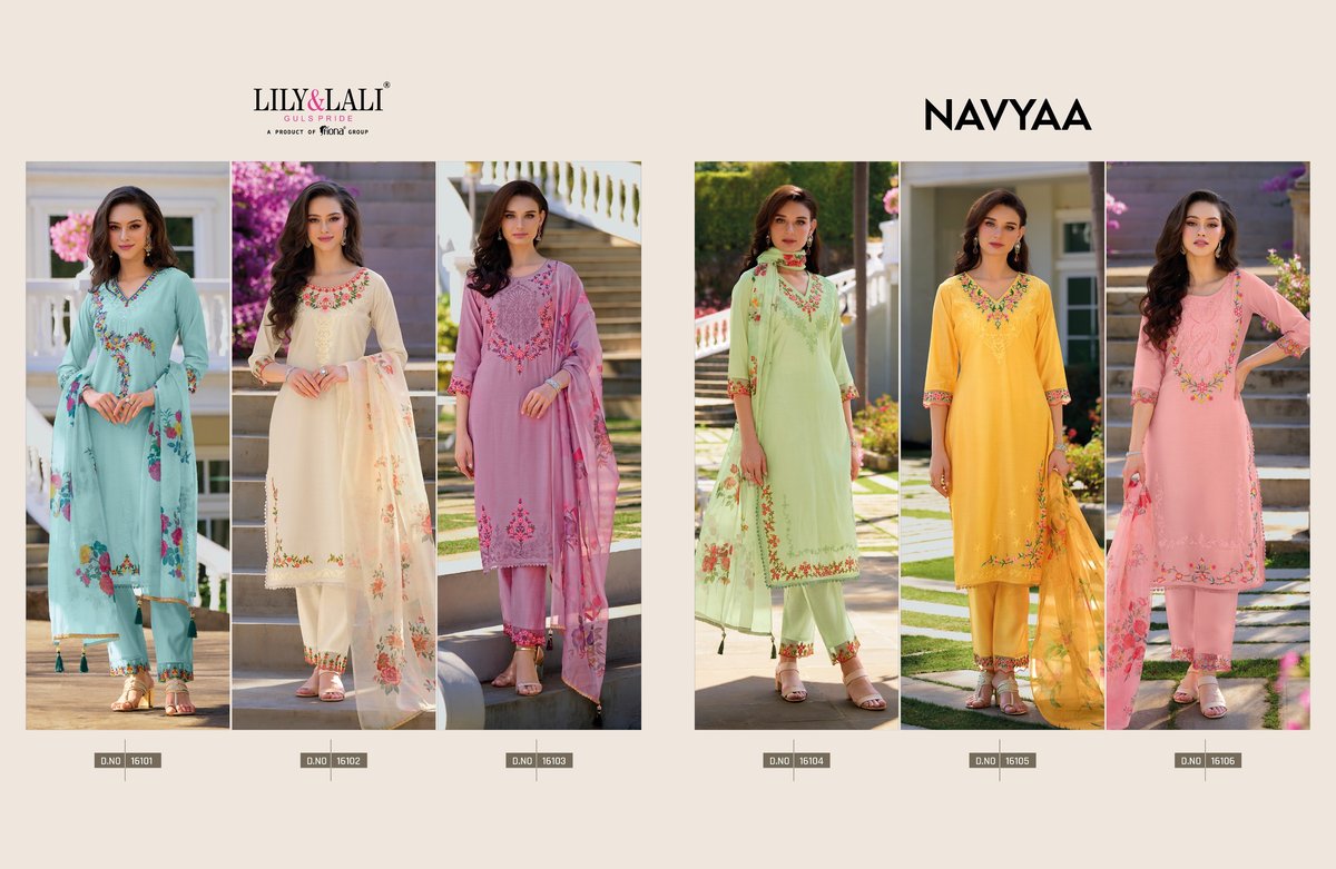 LILY & LALI NAVYAA 16101 TO 16106 7