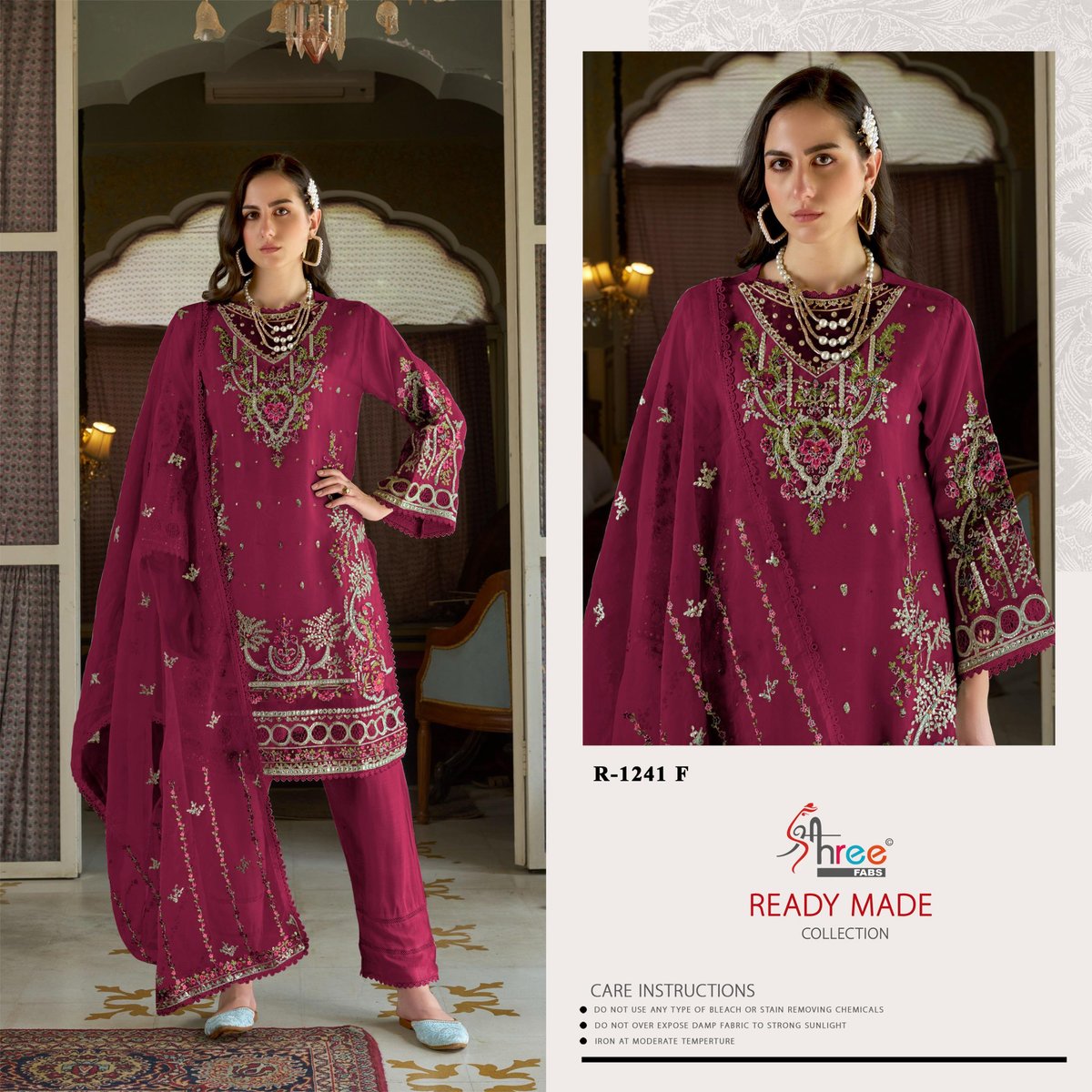 SHREE FAB READY MADE COLLECTION R-1241-E TO R-1241-H 2