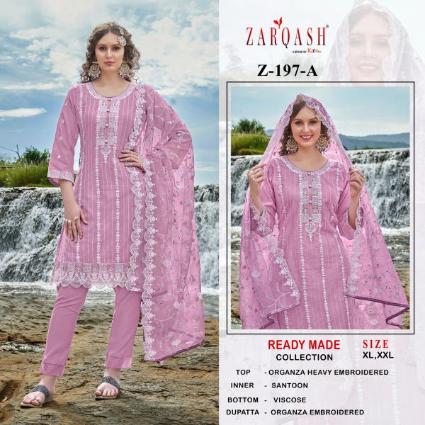 ZARQASH READYMADE COLLECTION Z-197-A TO Z-197-B