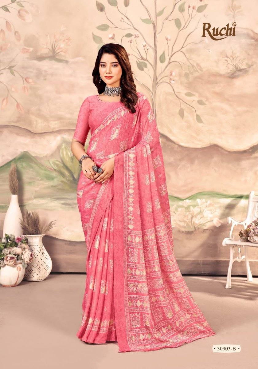 RUCHI SAREE STAR CHIFFON-149 30901-A-D TO 30903-A-D 10