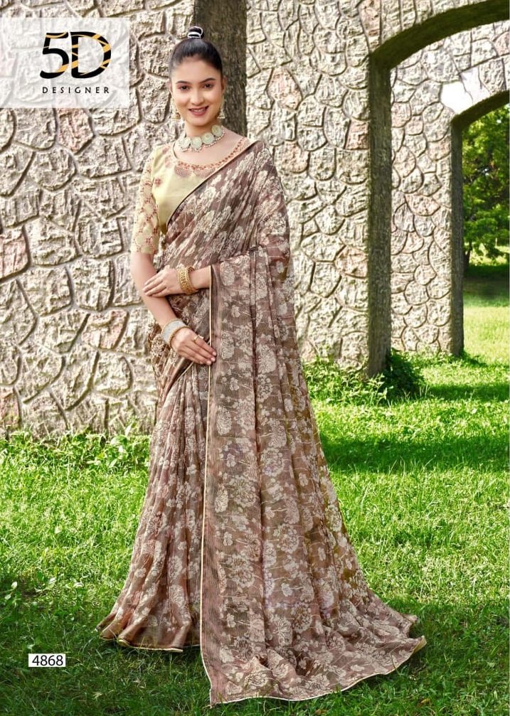 5D DESIGNER PANKHUDI 4861 TO 4868 8