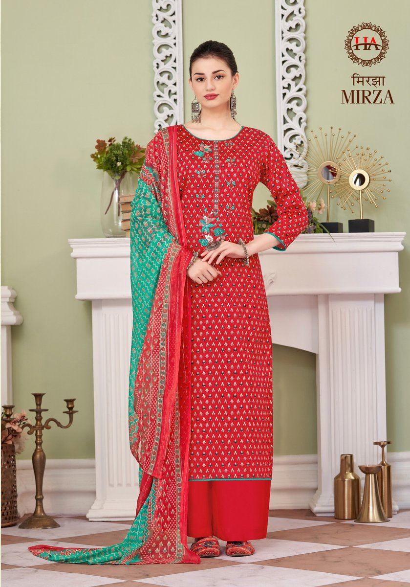 HARSHIT FASHION MIRZA H-1549-001 TO H-1549-006 1