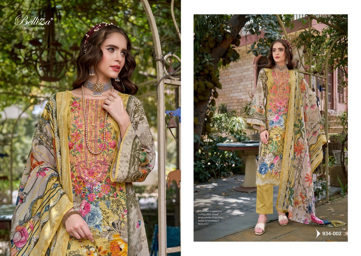 BELLIZA DESIGNER NAIRA VOL-59 934-001 TO 934-008 2