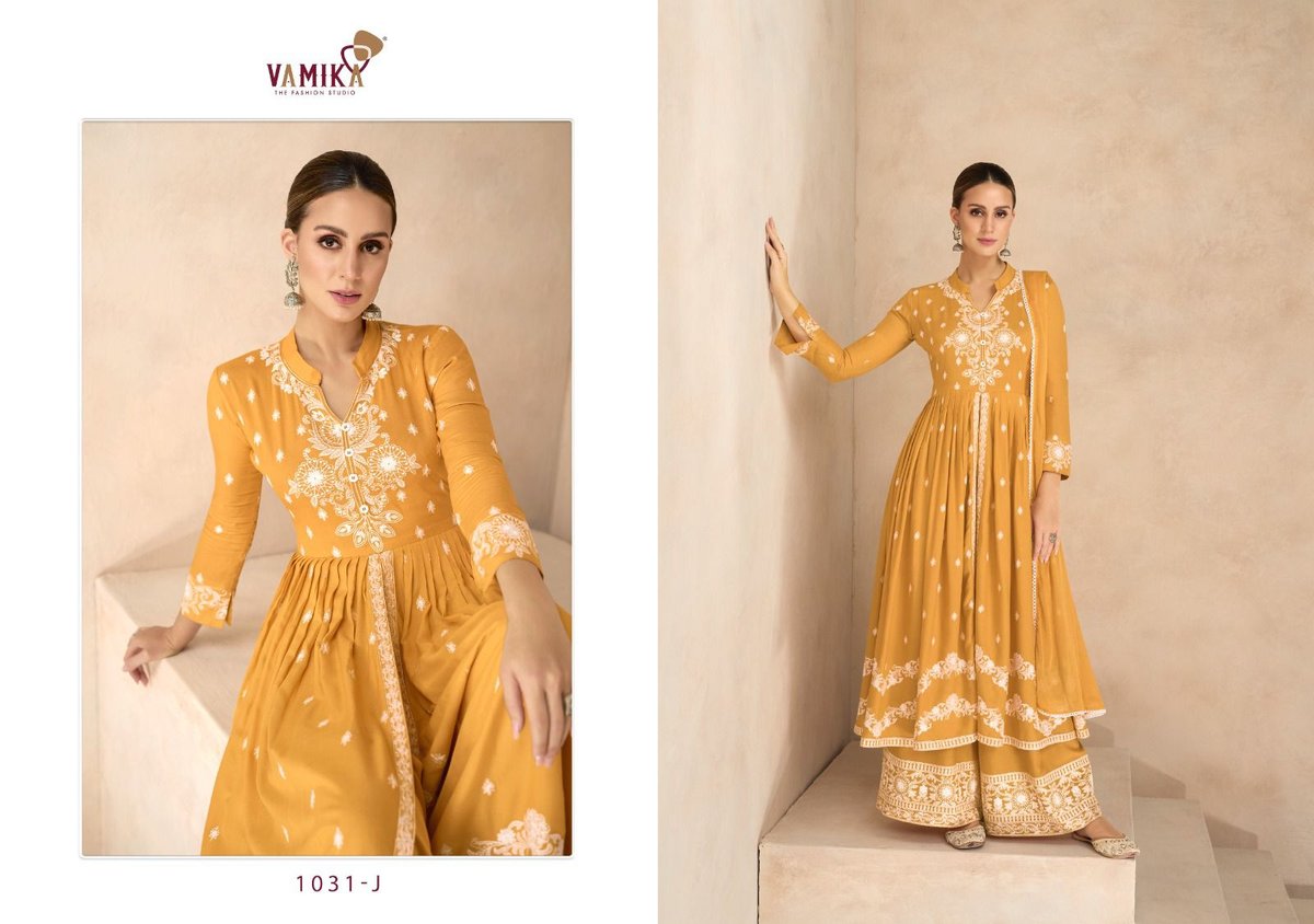 Vamika Fashion Lakhnavi Vol-6 Silver 1031 Colors 5