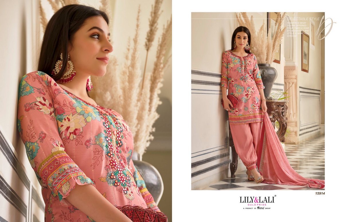 LILY & LALI MEHNOOR 15911 TO 15916 4