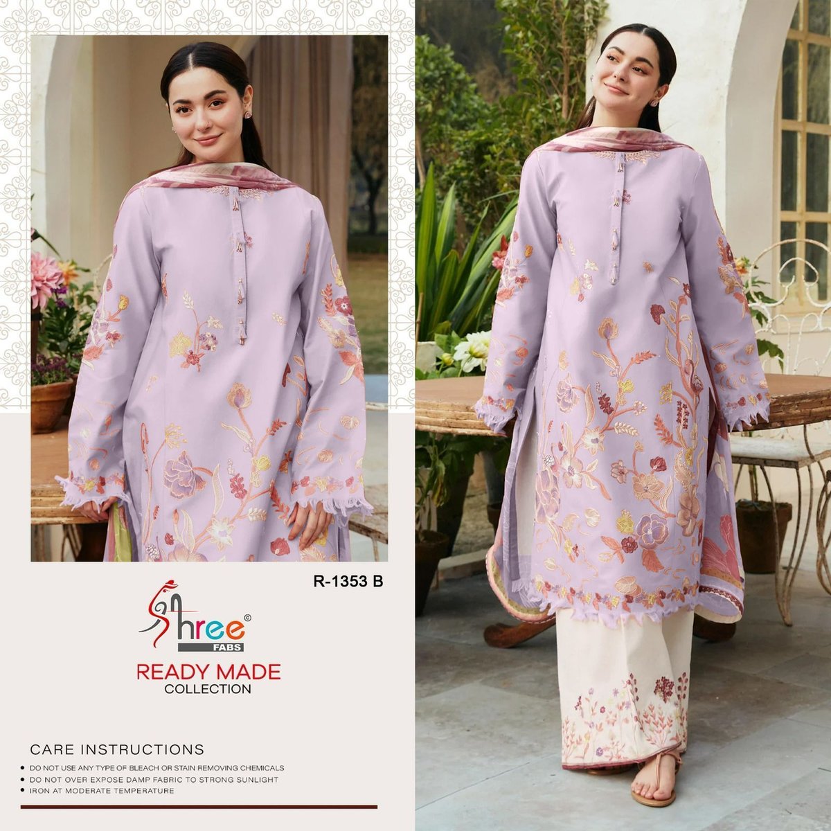 SHREE FAB READY MADE COTTON COLLECTION R-1353-A TO R-1353-D 2