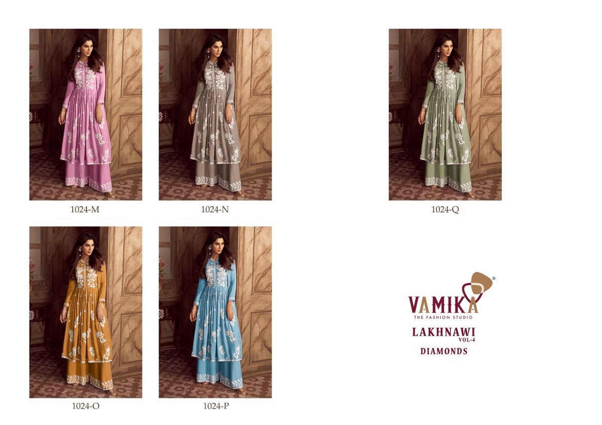 VAMIKA LAKHNAVI VOL-4 DIAMOND 1024-M TO 1024-Q 6