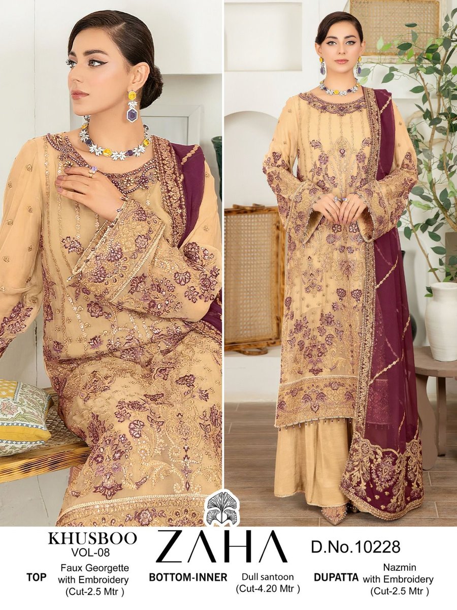 ZAHA KHUSHBU VOL-8 10226 TO 10228 3