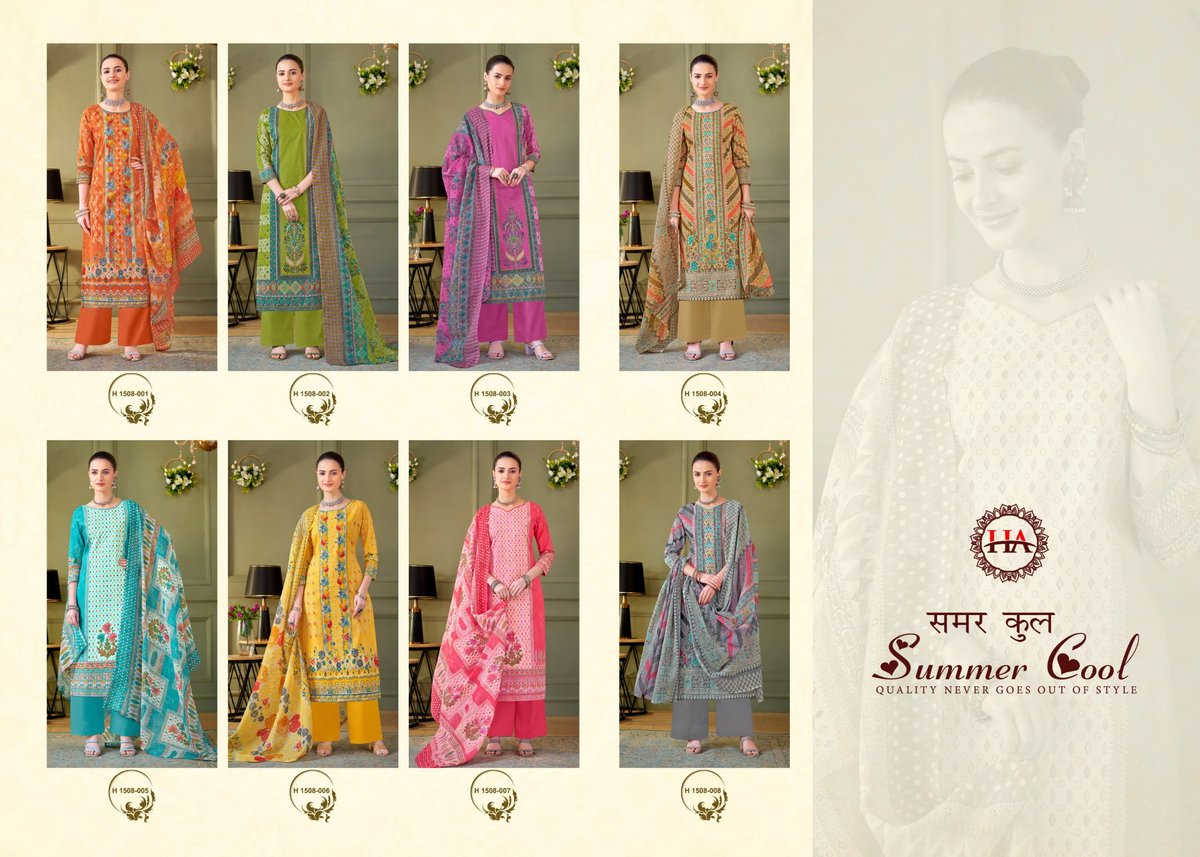 HARSHIT FASHION SUMMER COOL H-1508-001 TO H-1508-008 9