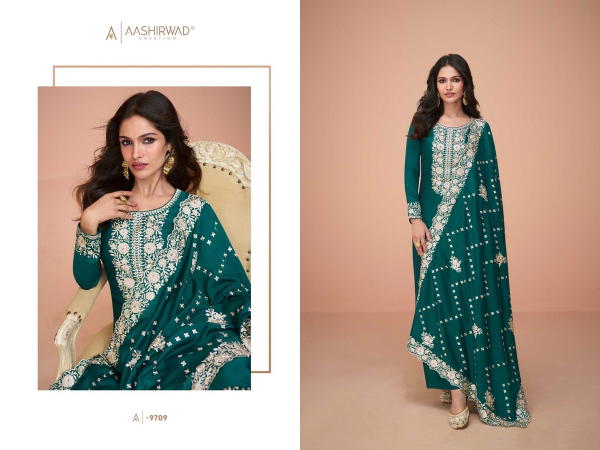 Aashirwad Creation Gulkand Benchmark 9709-9713 Series