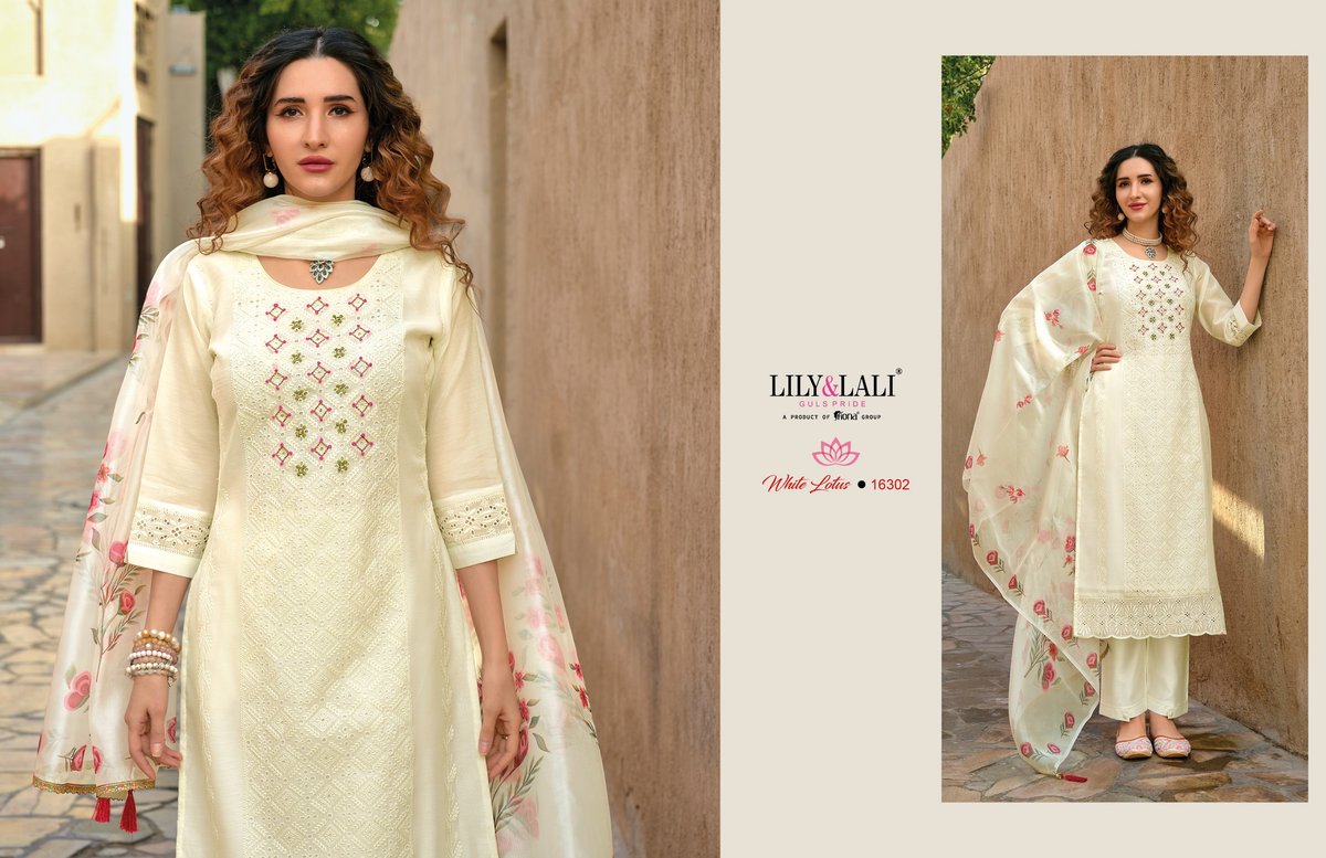 LILY & LALI WHITE LOTUS 16301 TO 16306 2
