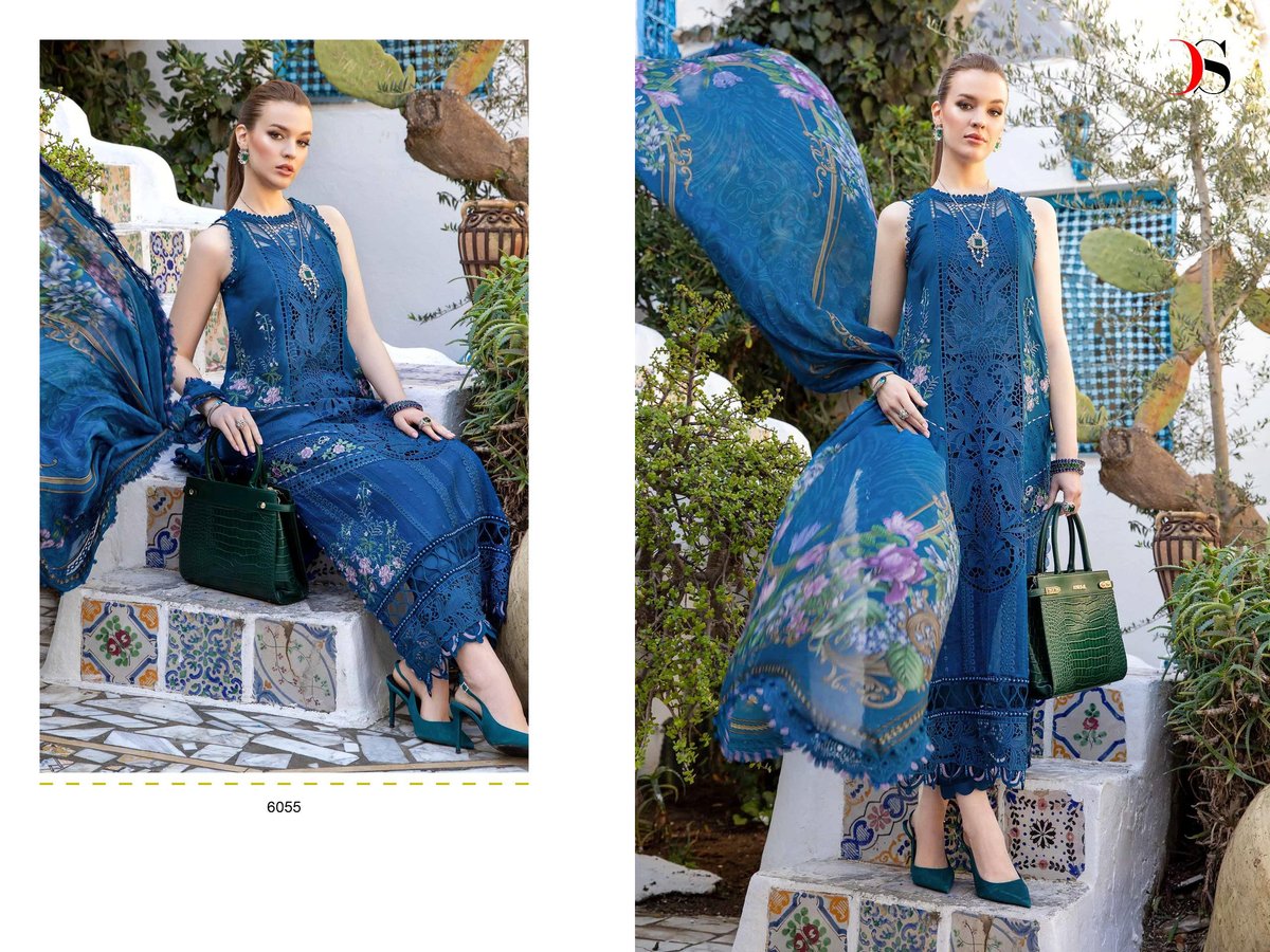 DEEPSY SUITS MARIA.B VOYAGE LAWN - 24 6051 TO 6056 5