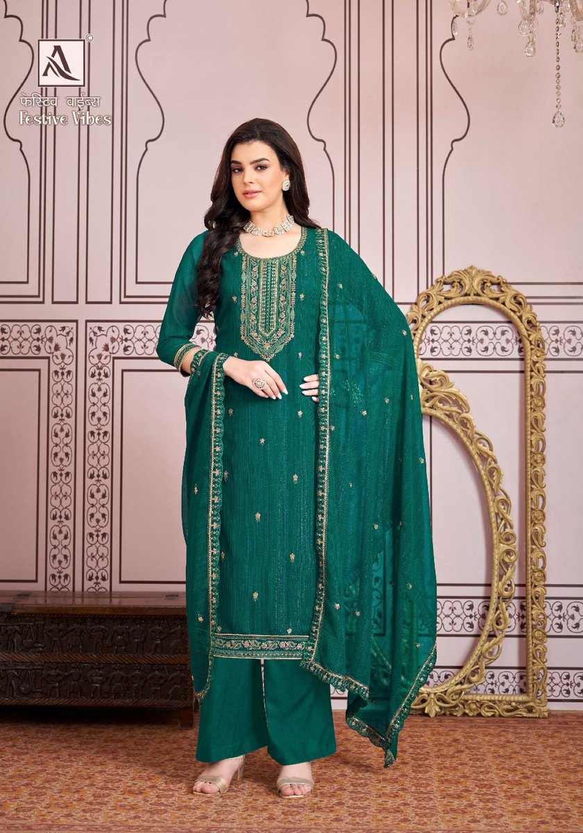 ALOK SUIT FESTIVE VIBES H-1411-001 TO H-1411-005 5