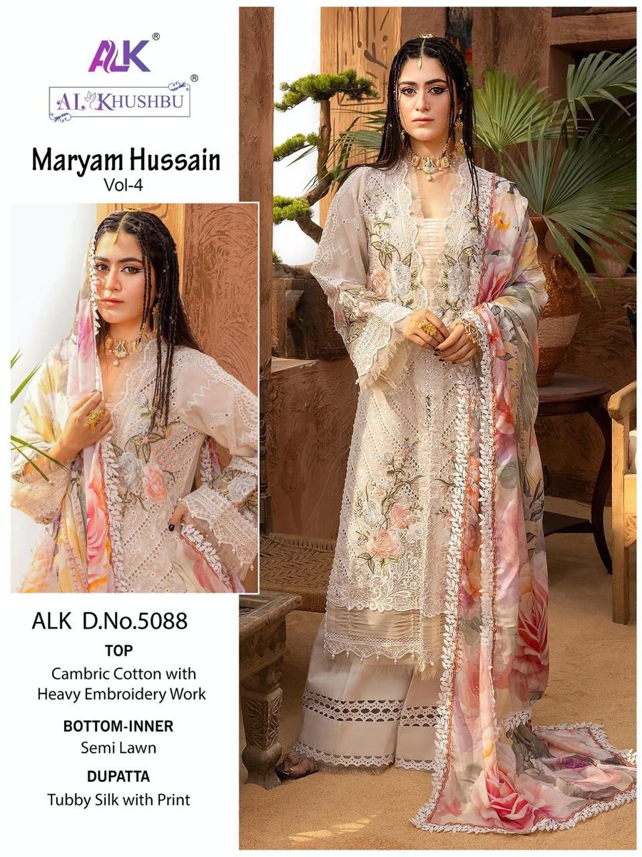 AL KHUSHBU MARYAM HUSSAIN VOL-4 5087 TO 5089 2