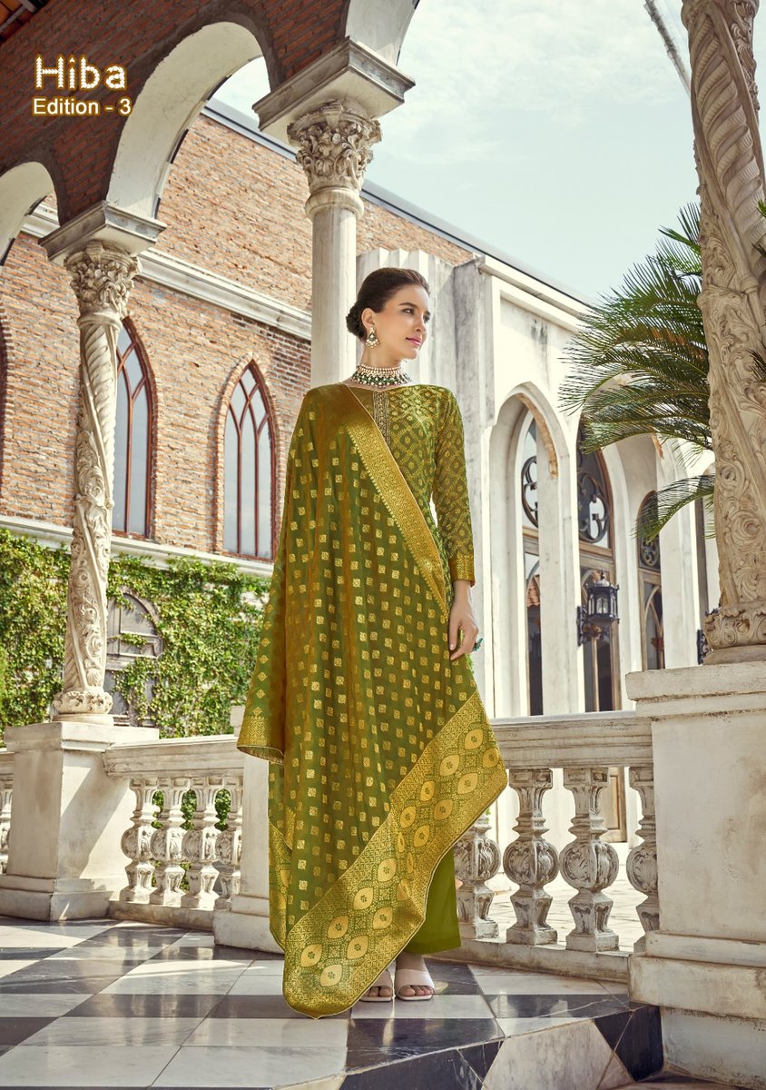 ALOK SUIT HIBA-3 H-1270-001 TO H-1270-006 2