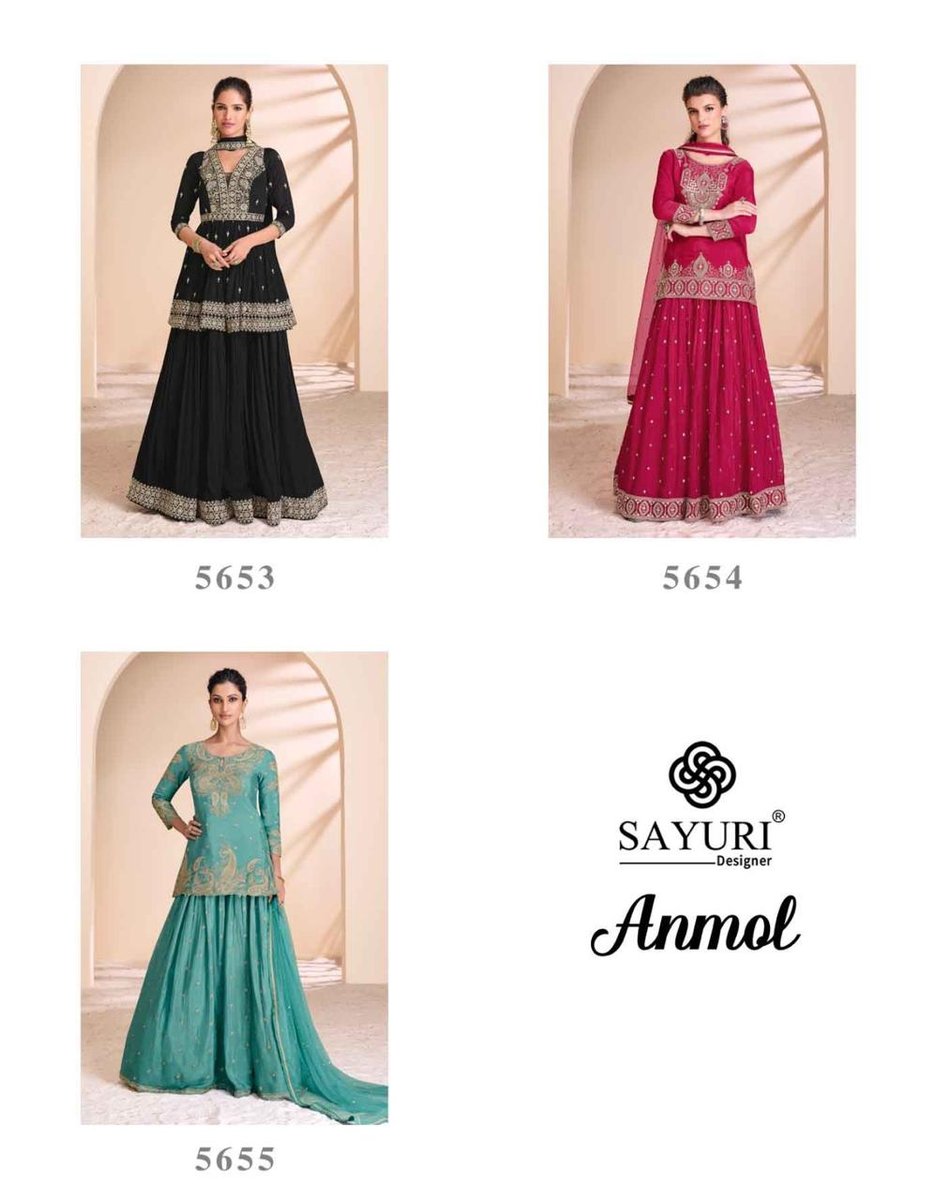 SAYURI DESIGNER ANMOL 5653-5655 4