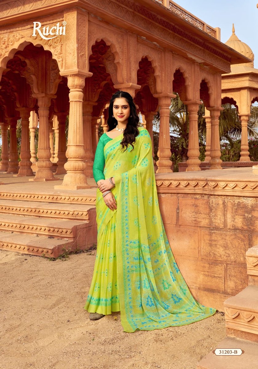 RUCHI SAREE STAR CHIFFON 151 31201-A TO 31203-D 10
