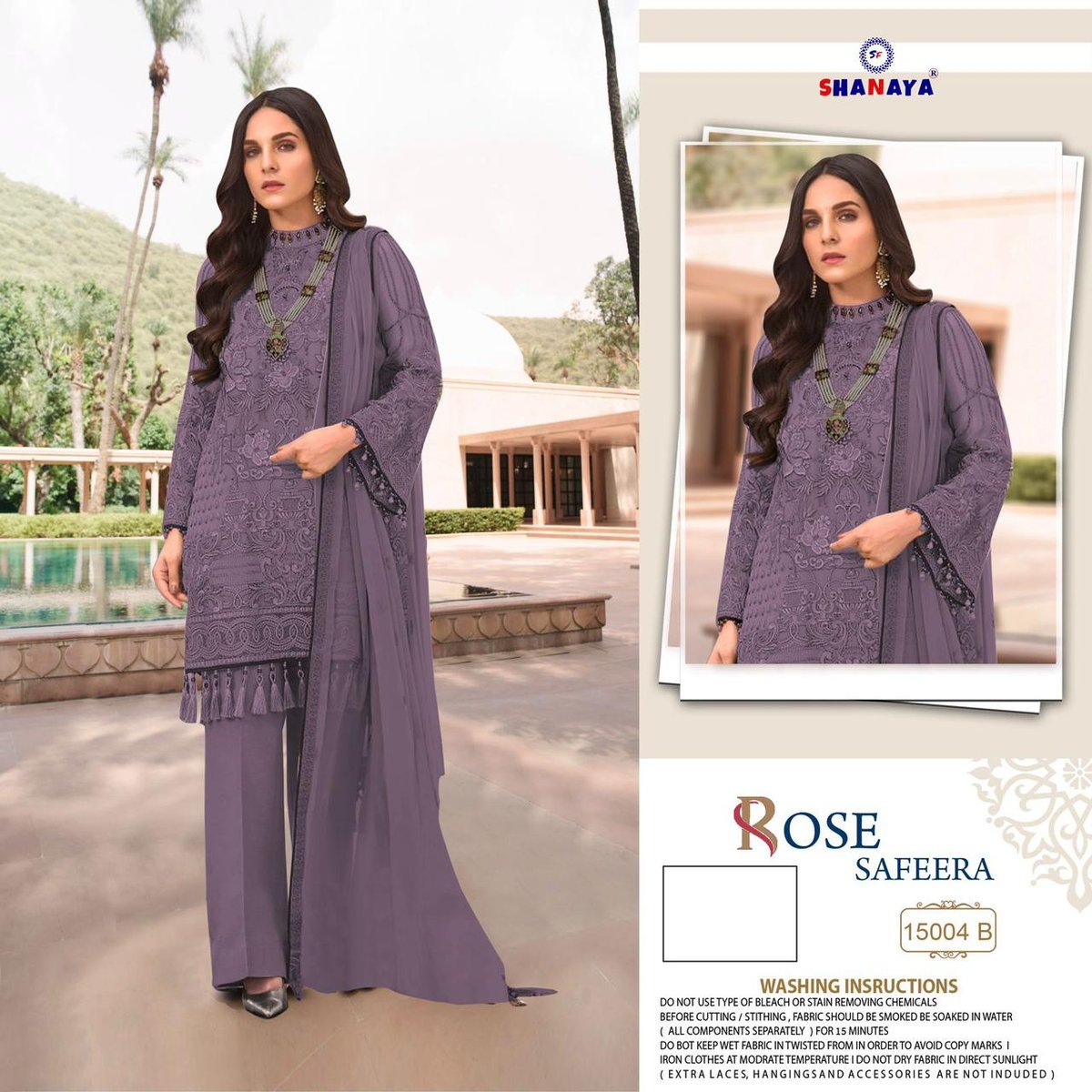 Shanaya Fashion Rose Safeera Nx 15004 Colors 3