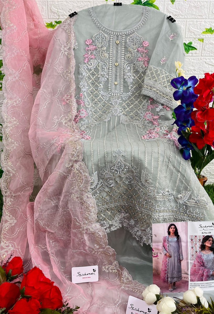 Serine Pakistani Suit S-126 Design 2