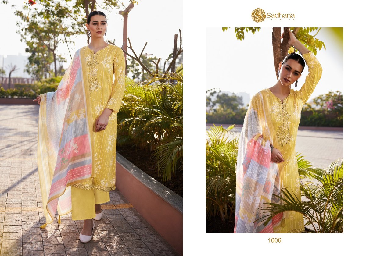 SADHANA FASHION ZABIN 1001 TO 1008 6