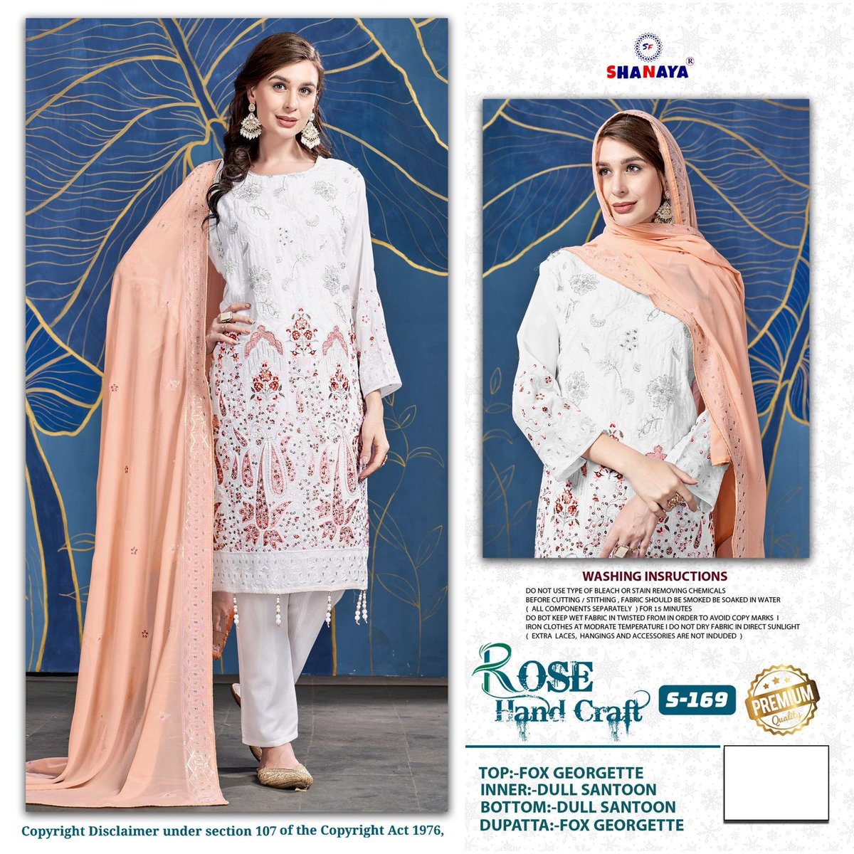 SHANAYA ROSE HAND CRAFT S-169 1
