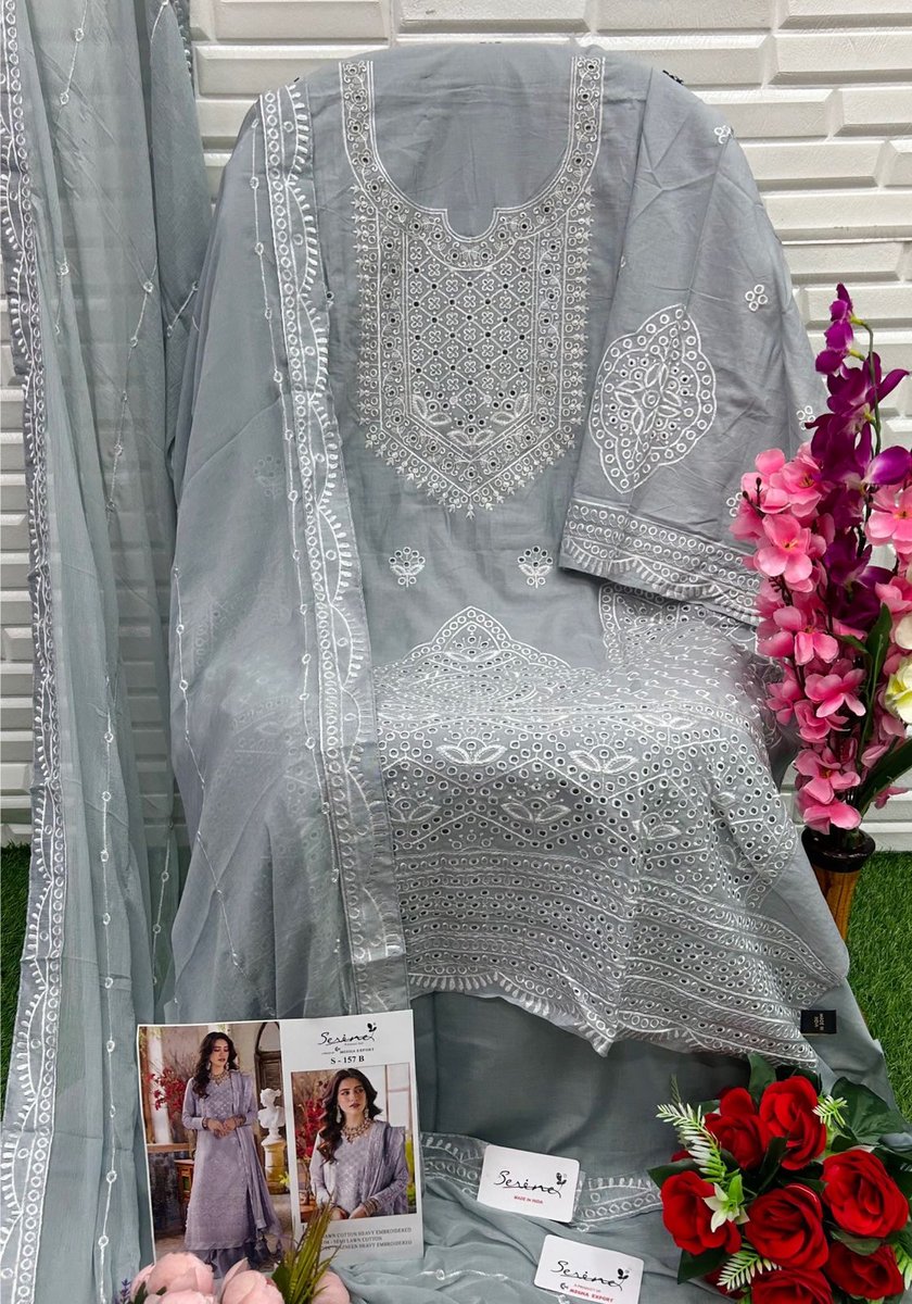 Serine Pakistani Suit S-157 Colors 4