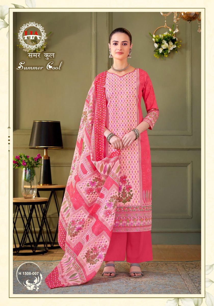 HARSHIT FASHION SUMMER COOL H-1508-001 TO H-1508-008 7