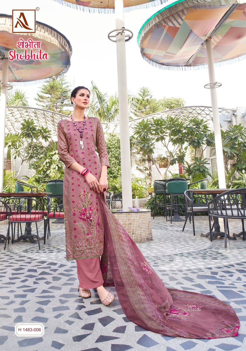 ALOK SUIT SHOBHITA H-1483-001 TO H-1483-006 6