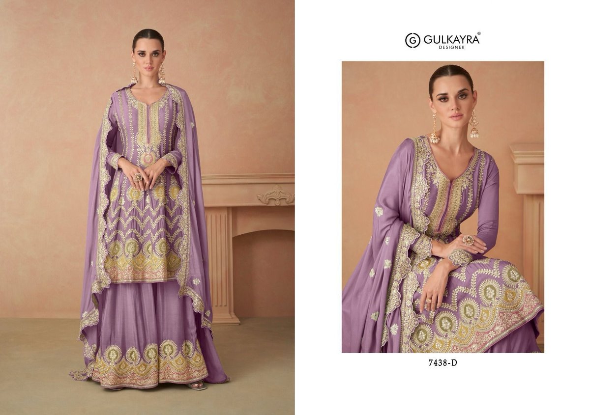 GULKAYRA DESIGNER SAHIRA 7438-A TO 7438-D 4