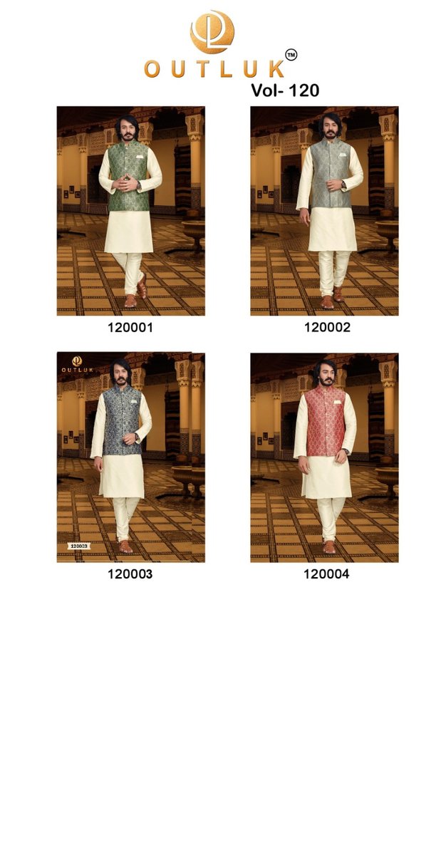 Kurta Pajama Outluk Vol-120 120001-120004 Series 5