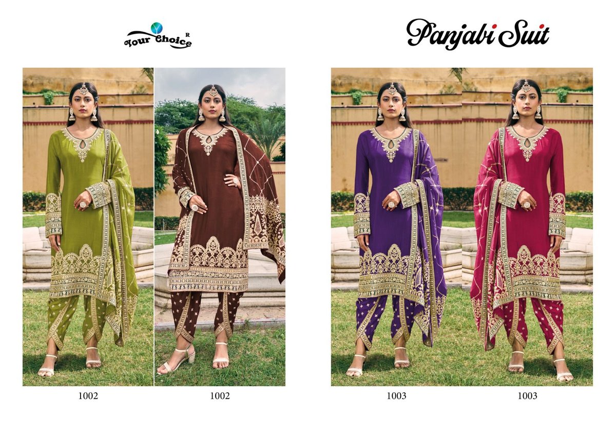 Your Choice Punjabi Suit 1001-1004 Series 5
