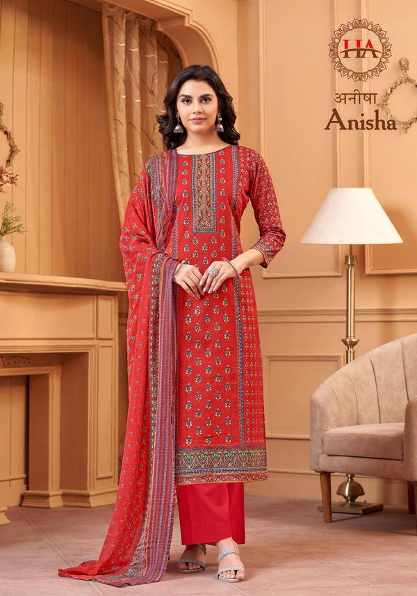 HARSHIT FASHION ANISHA H-1524-001 TO H-1524-008