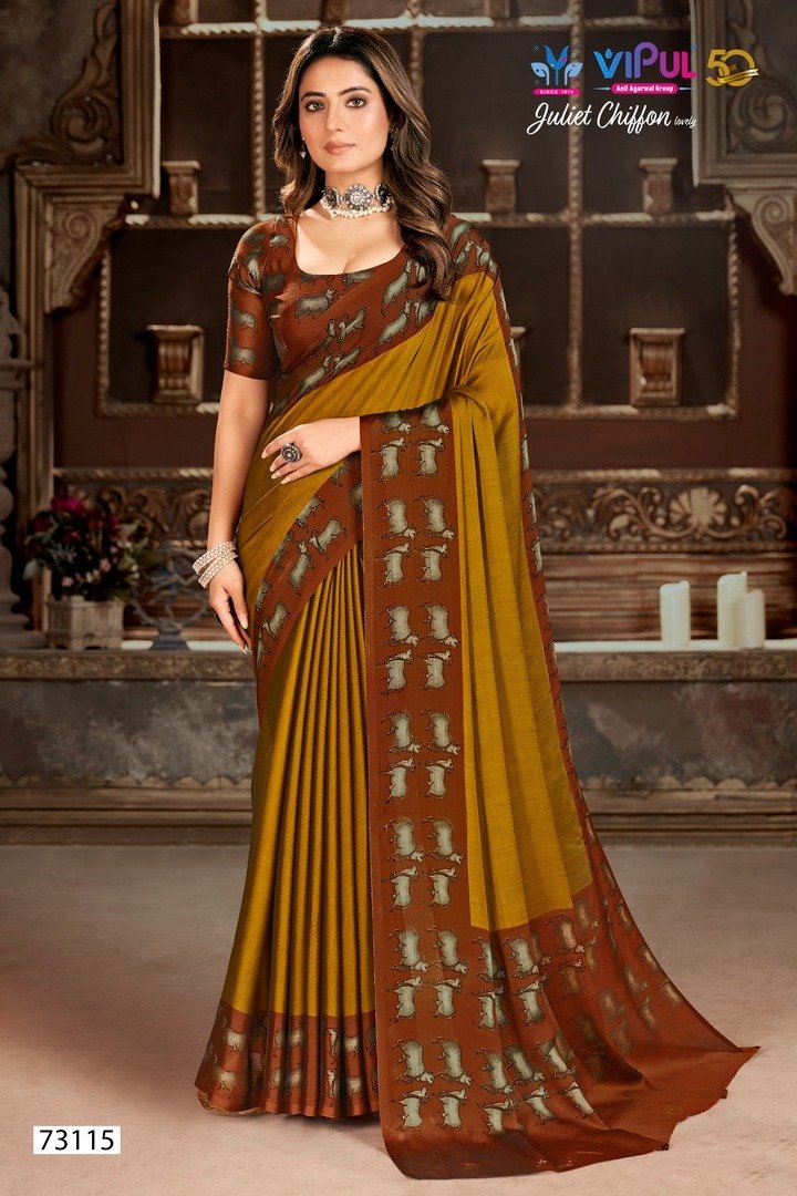 Vipul Fashion Juliete Chiffon Lovely 73107-73118 Series 9