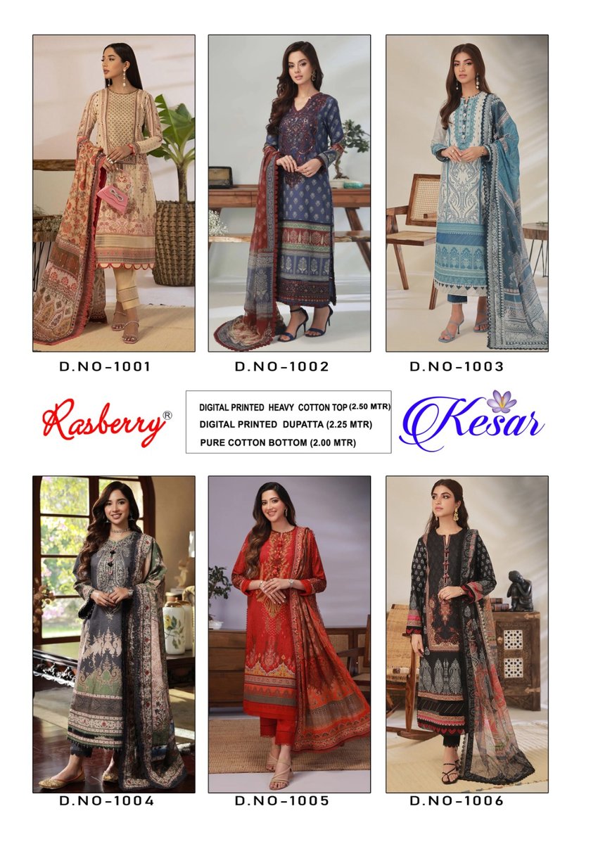 RASBERRY KESAR 1001 TO 1006 7
