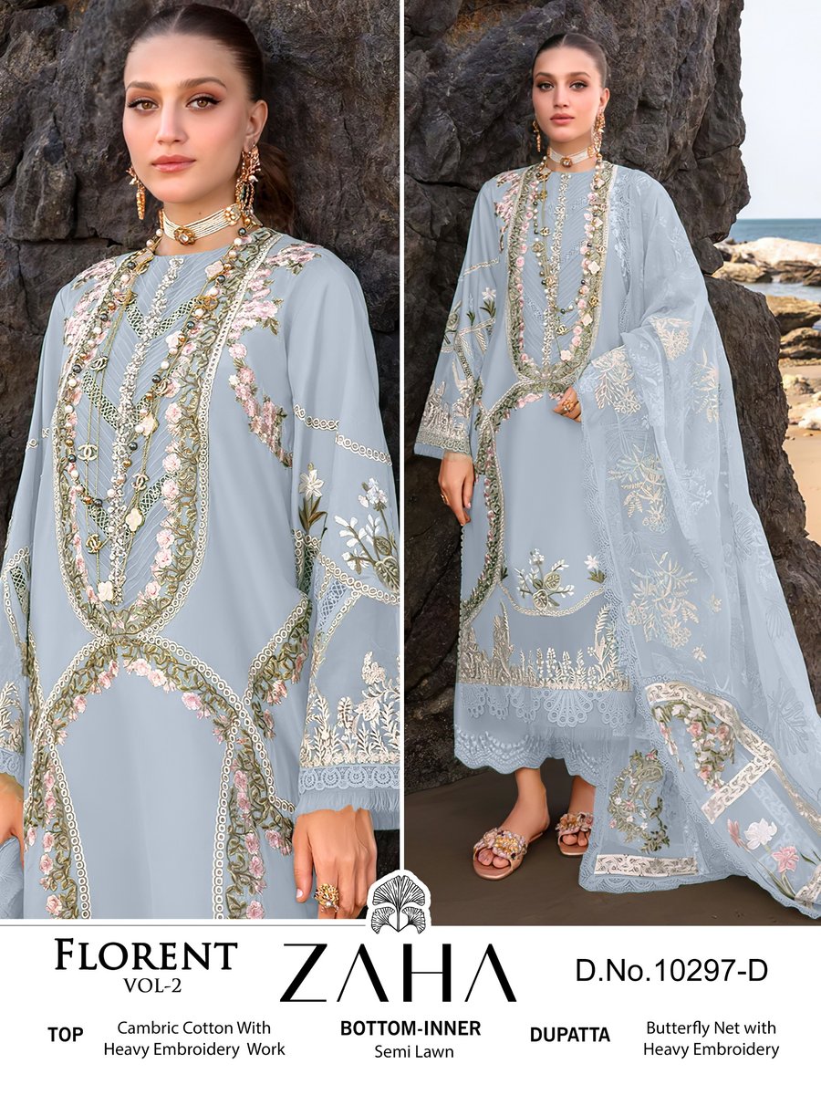 ZAHA FLORENT VOL-2 10297-A TO 10297-D 4