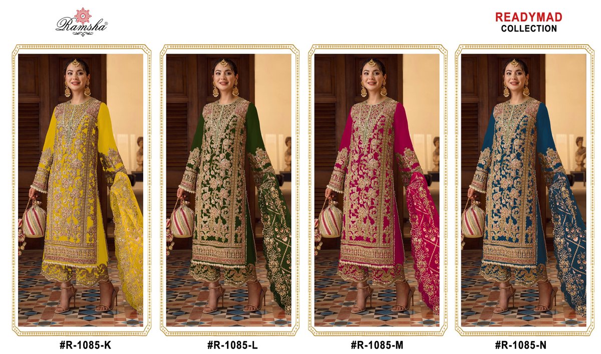 RAMSHA SUIT READYMADE R-1085-K TO R-1085-N 5