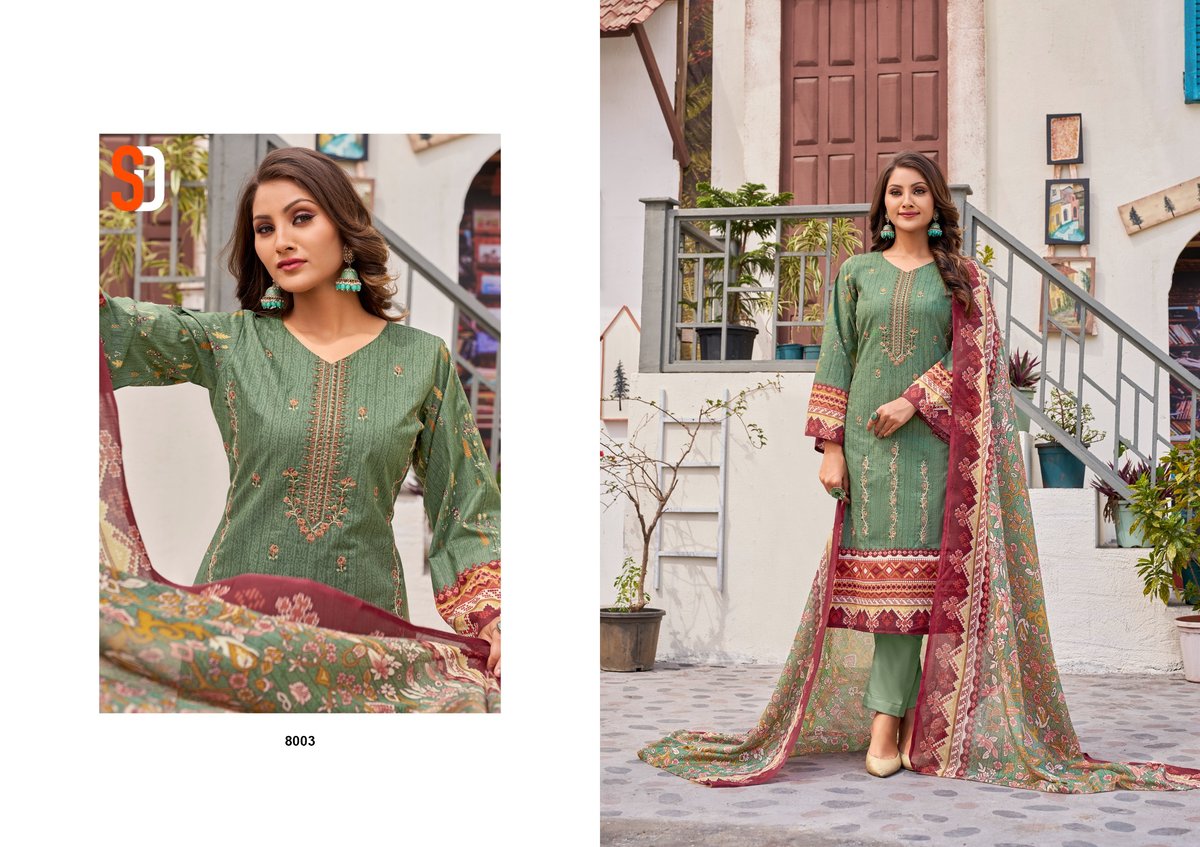 SHARADDHA DESIGNER BIN SAEED VOL-8 8001 TO 8006 3