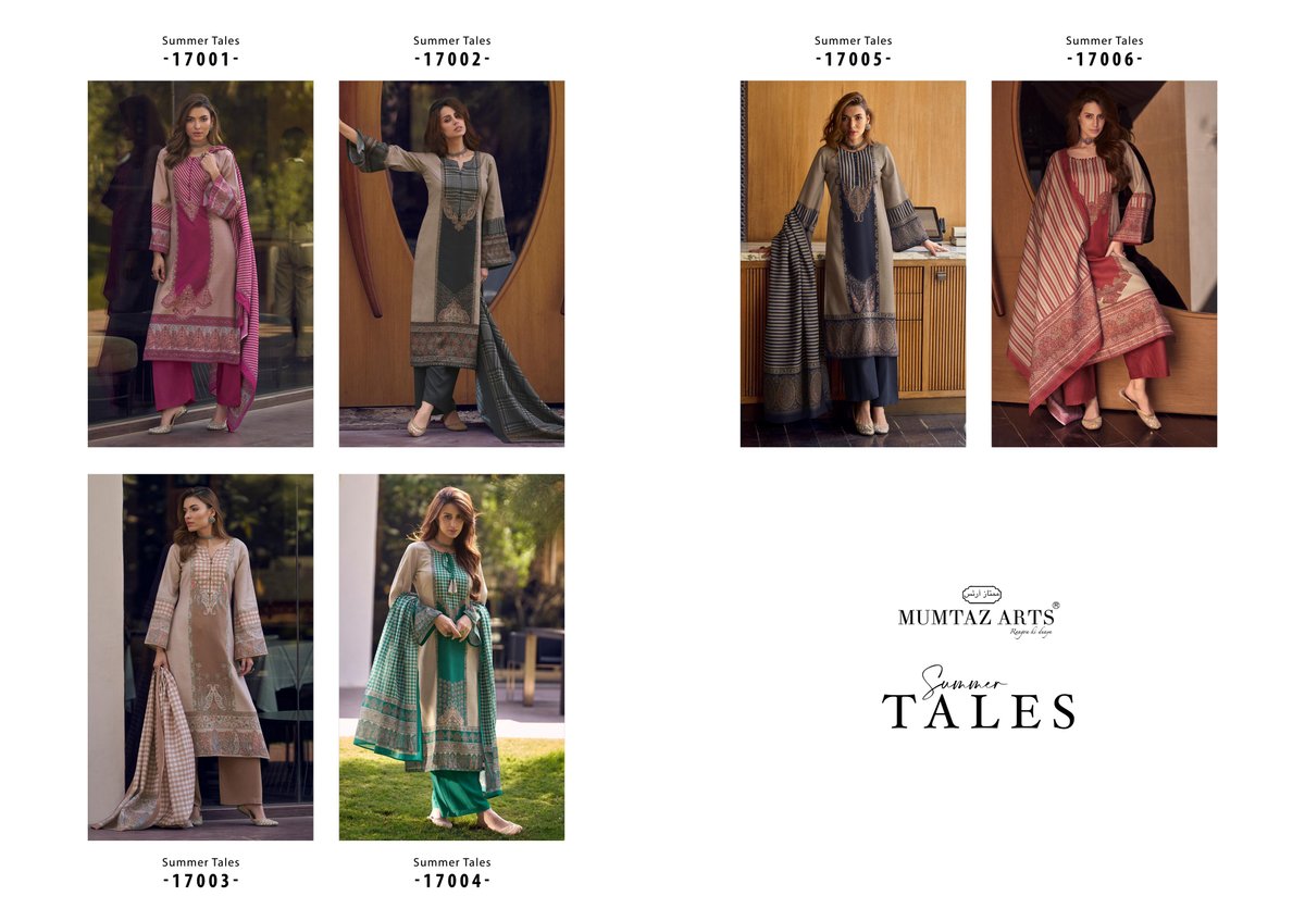 MUMTAZ ARTS SUMMER TALES 17001 TO 17006 7