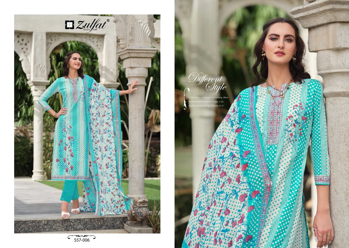 ZULFAT DESIGNER NAZRANA VOL-3 557-001 TO 557-008 6