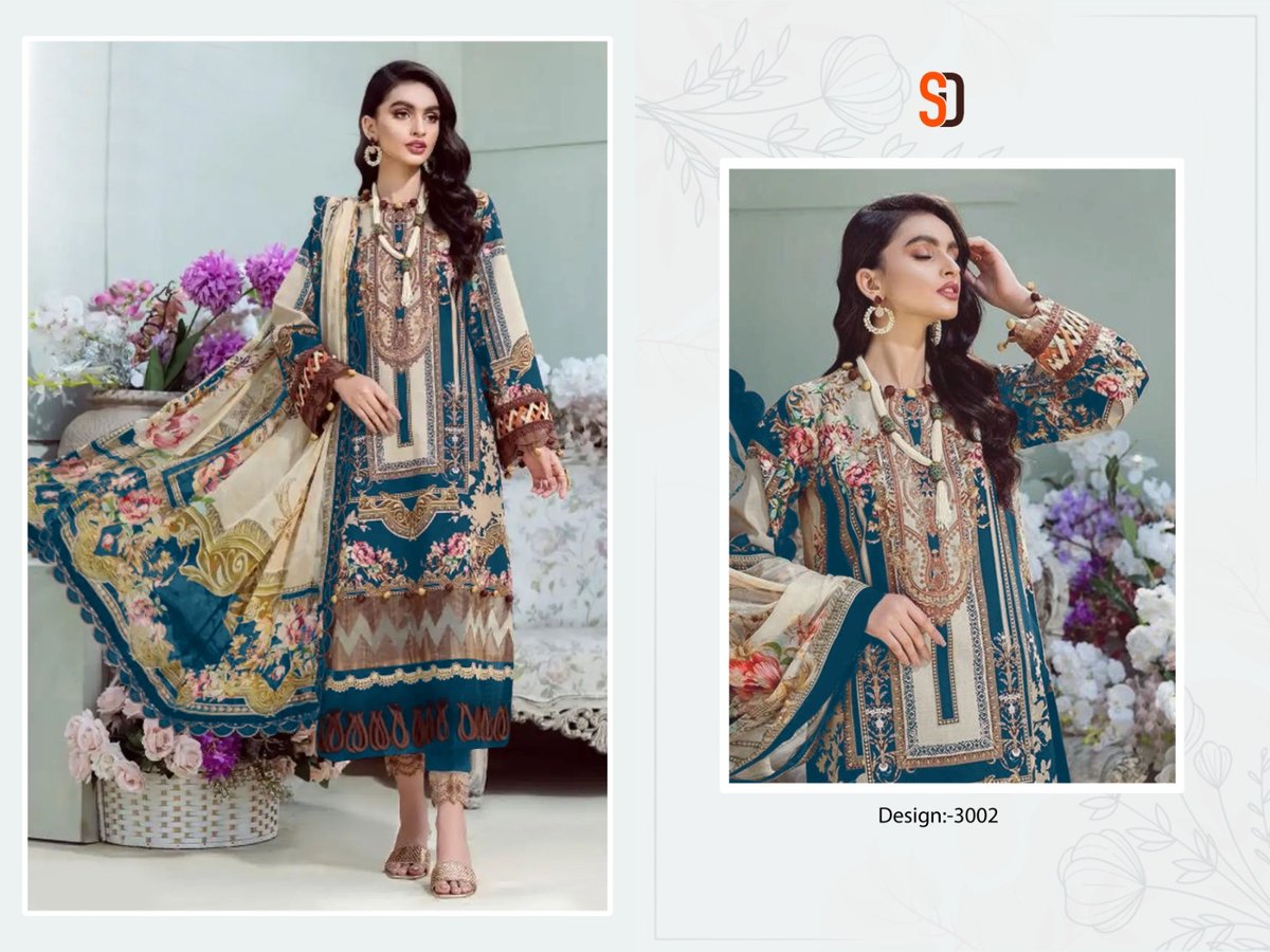 SHARADDHA DESIGNER BLISS VOL-03 3001 TO 3004 2