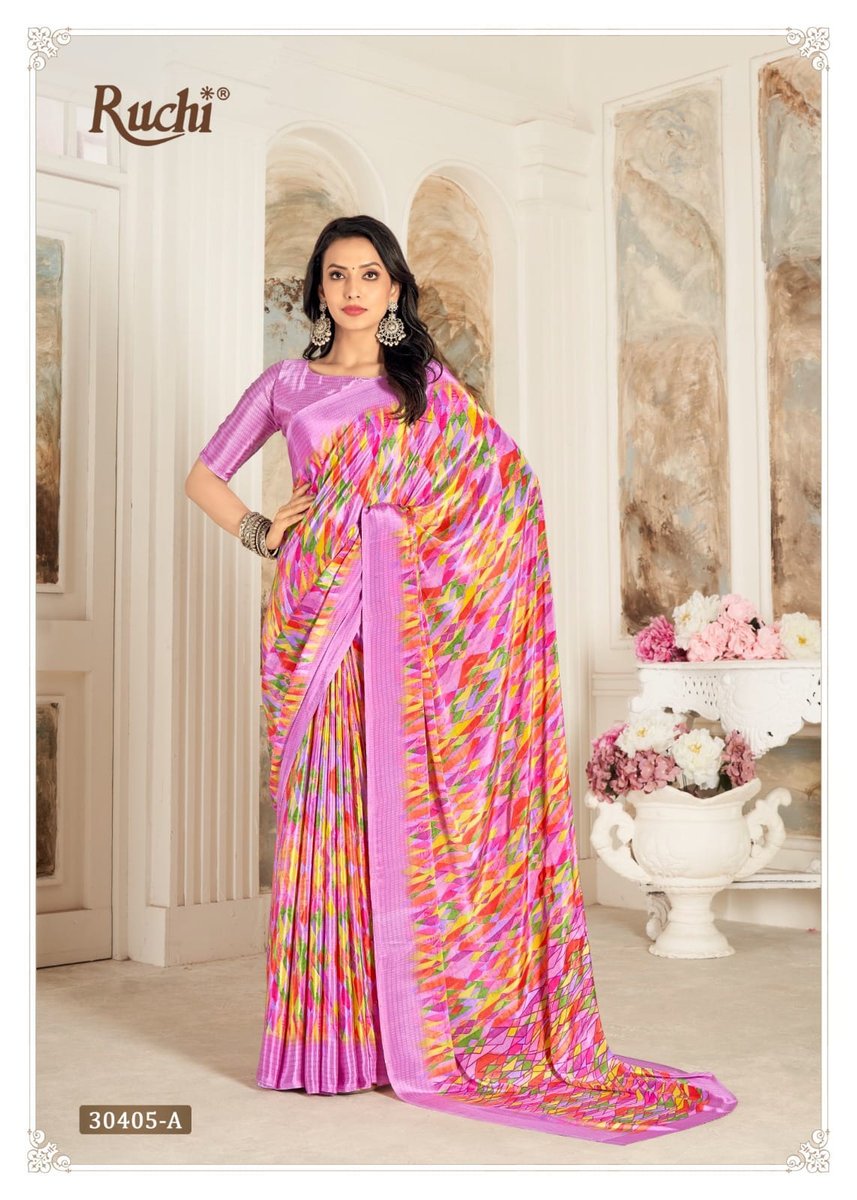 RUCHI SAREE VIVANTA SILK - 30 30401 A-B TO 30406 A-B 9