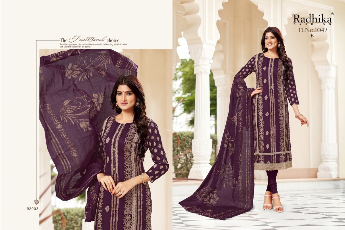 RADHIKA FASHION AZARA ROCKET 1047-A TO 1047-D 2