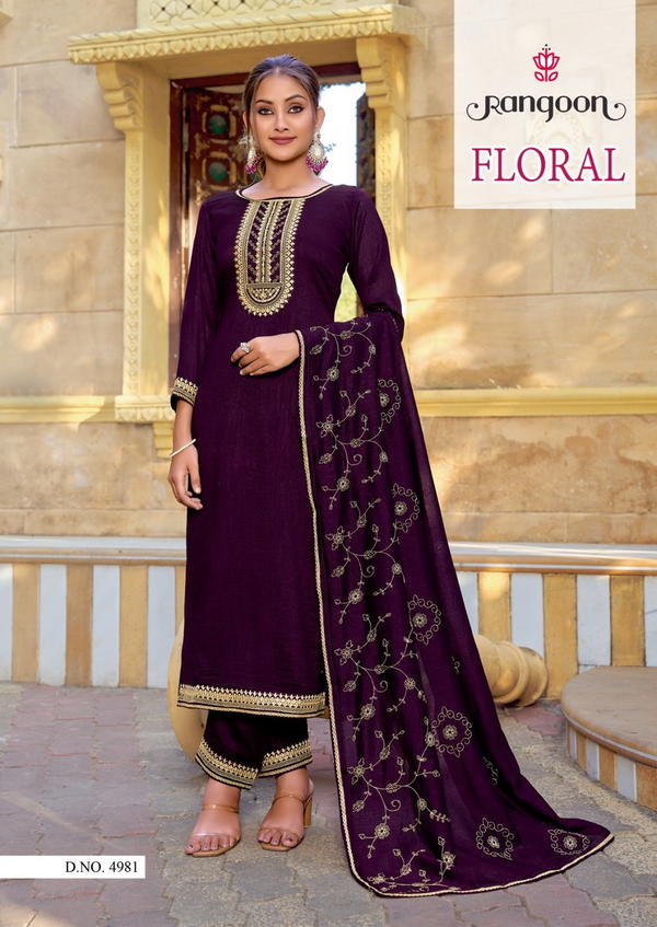 RANGOON FLORAL 4981 TO 4986