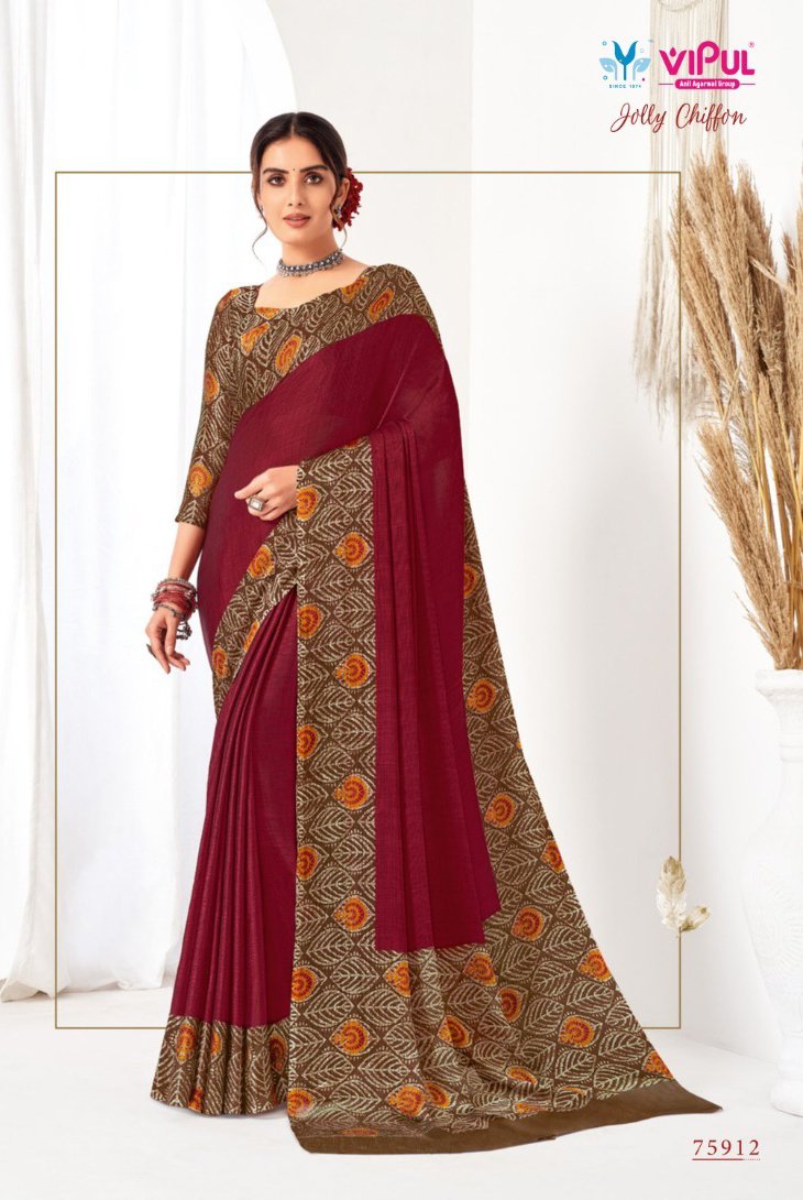 VIPUL JOLLY CHIFFON 75906 TO 75917 7