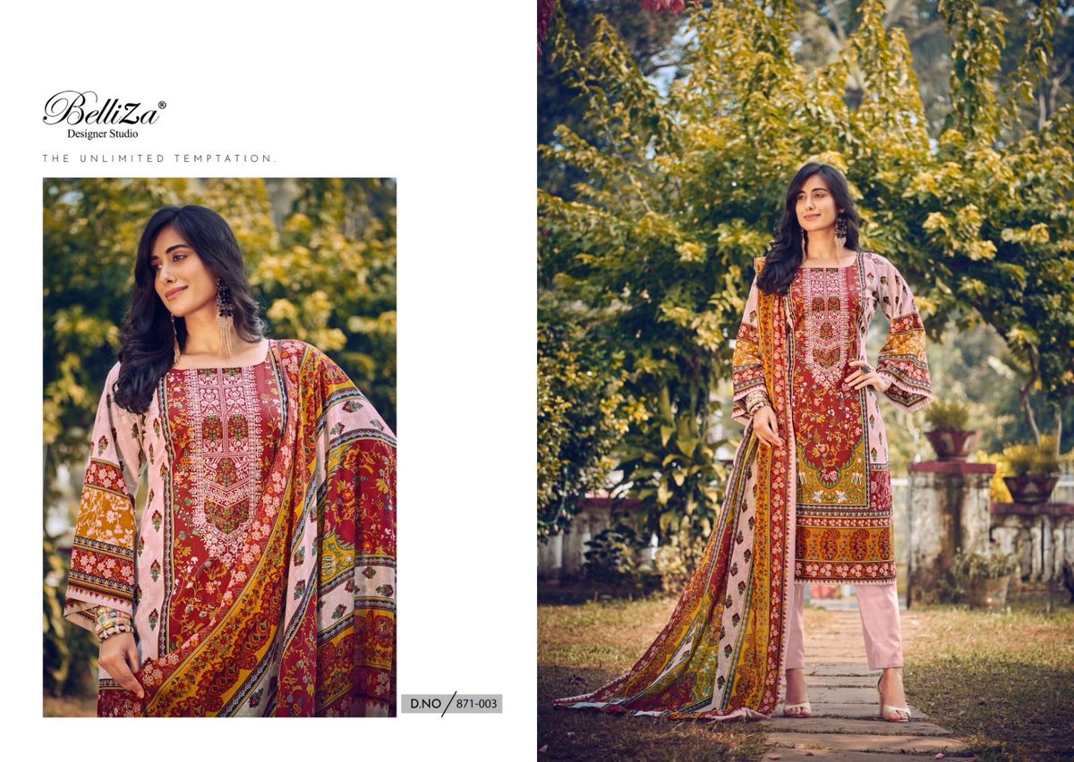 BELLIZA DESIGNER NAIRA VOL-30 871-001 TO 871-010 3
