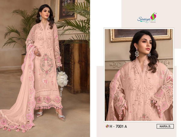 Saniya Trendz Maria B H-7001 Colors