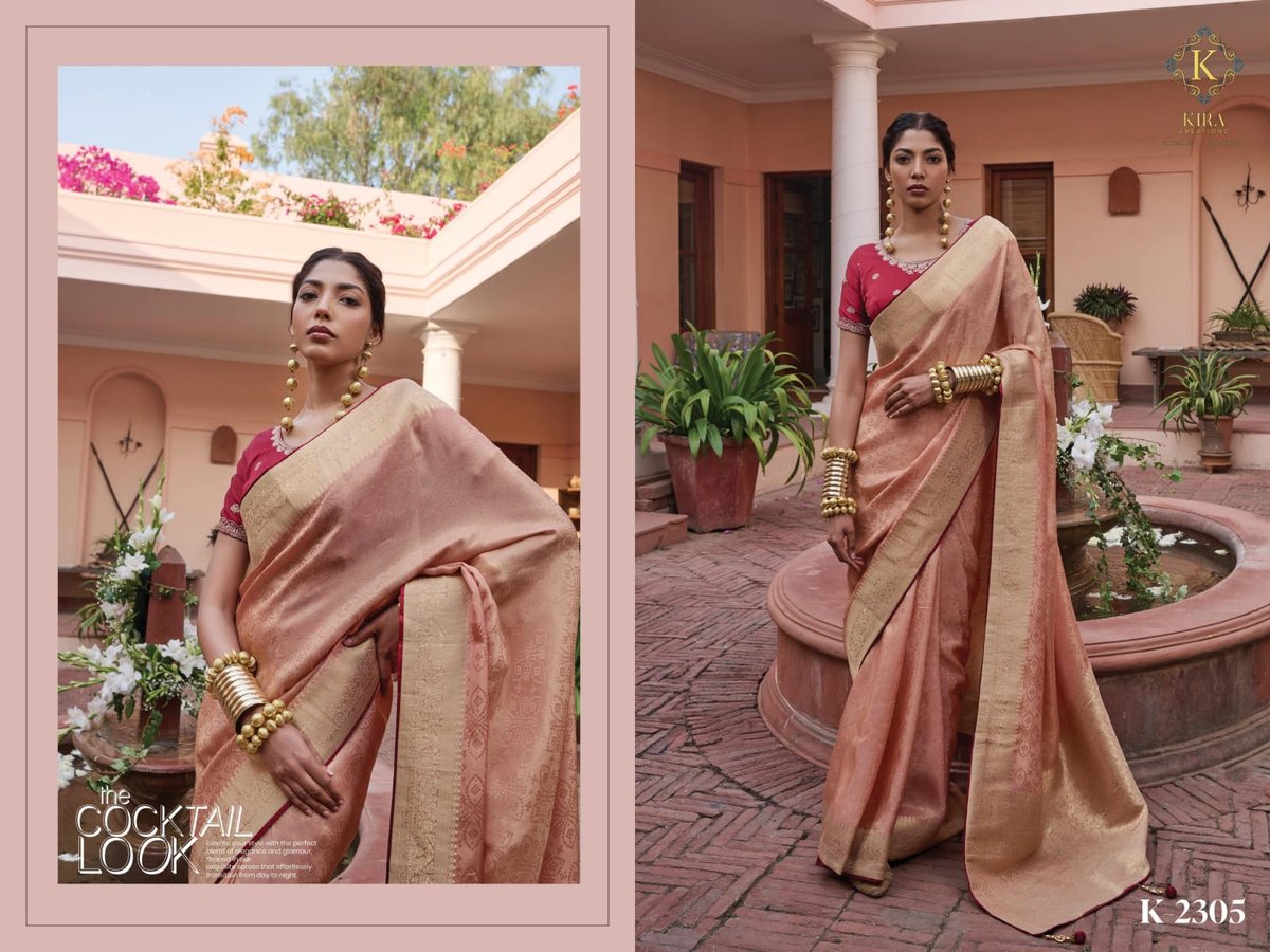 KIRA CREATION KYARA SILK VOL-1 K-2301 TO K-2306 5