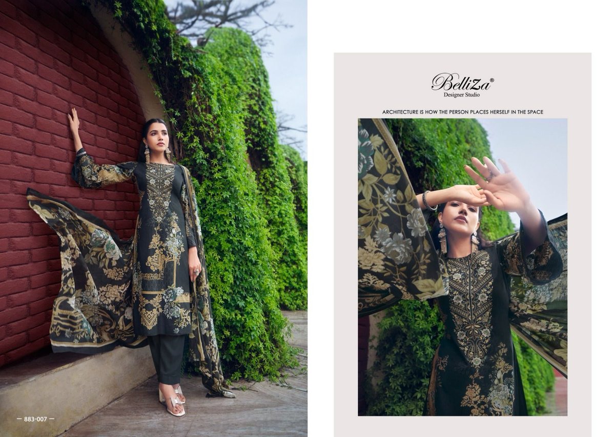BELLIZA DESIGNER NAIRA VOL-37 883-001 TO 883-008 7