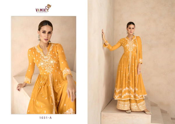 VAMIKA LAKHNAVI VOL-6-GOLD 1031-A TO 1031-E