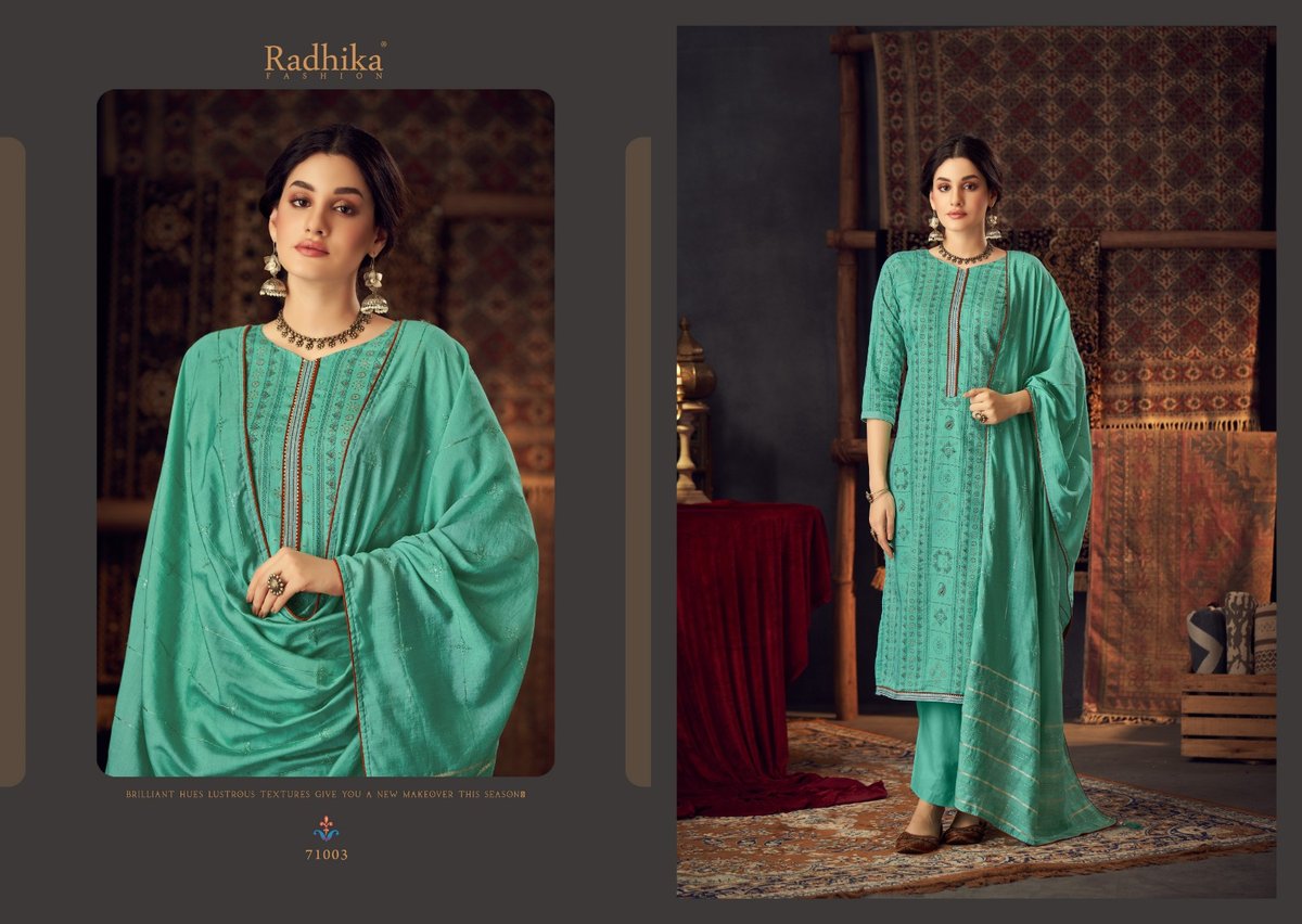 RADHIKA FASHION AZARA MASHAKALI 71001 TO 71008 3